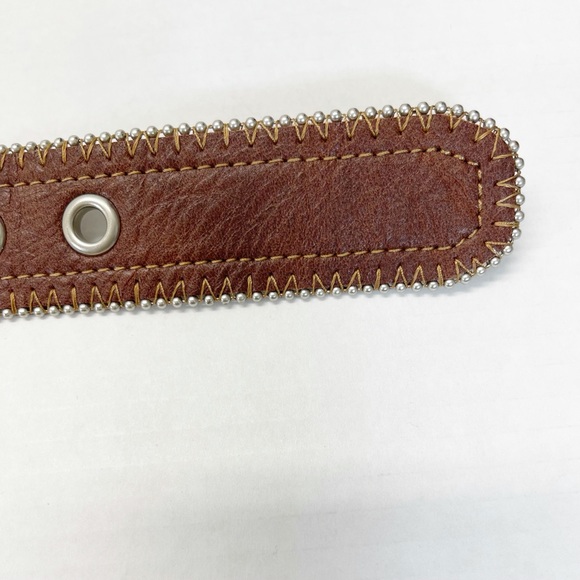NWT Relic Shotbead Faux Leather Jean Belt Brown Sz S - Picture 5 of 11